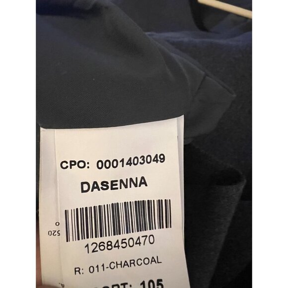 Hugo BOSS Dasenna Sheath Dress Women's Size 8 Charcoal Grey Virgin Wool Half sle - Picture 8 of 11